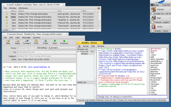 Screenshot of Deskbar