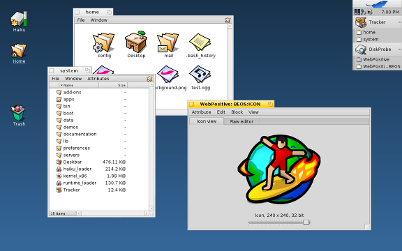 Screenshot of vector icons