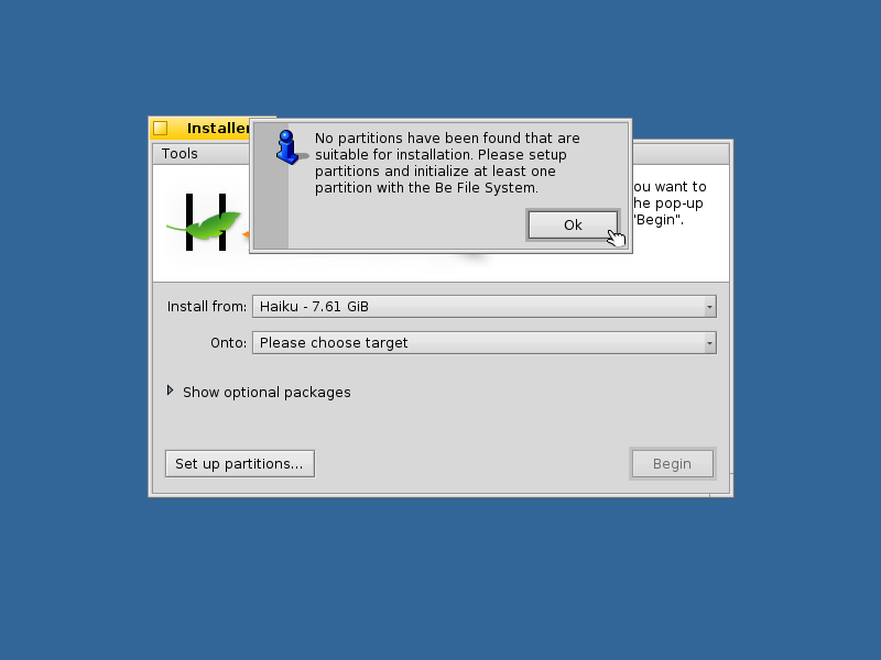 No BFS partitions were found