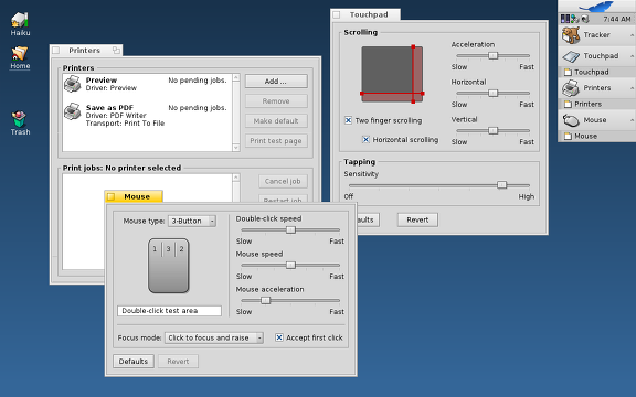 Screenshot of vector icons